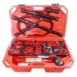 F-T710015 Forsage Набор гидравлического оборудования для кузовных работ, 10т (насос, цилиндр + комплект удлинителей и надставок), 28пр