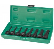 JONNESWAY S06A408S Набор ударных головок "TORX" 1/2DR"Т30- T80 78мм, 8 предметов