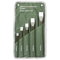 Набор зубил 5 предм. (12х125,15х150,18х175,22х200,25х250 мм) ДЕЛО ТЕХНИКИ 371950