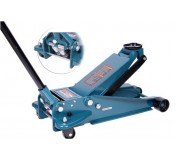 F-T84008 Forsage Домкрат подкатной  гидравлический усиленный низкопрофильный 4т (высота подхвата-100мм; высота подъема - 510мм, 2 поршня, удлиненная рукоятка)