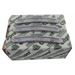 Грузик балансировочный для стального диска 80 гр. CLIPPER 0280 (НАБОР 25 ШТ.)