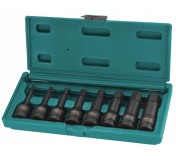 JONNESWAY S05A408S Набор шестигранных ударных головок 1/2DR" H5-H19, 8 предметов