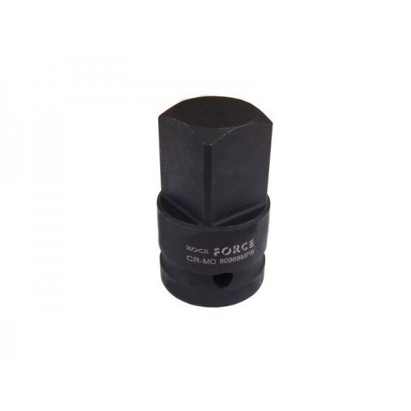 Адаптер 3/4"(F) х 1"(М) ударный с шаром 63мм ROCK FORCE RF-80968MPB