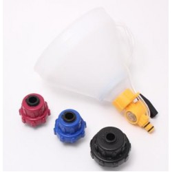 F-04A4011 Forsage Воронка с набором переходников для заправки систем охлаждения, 4пр.