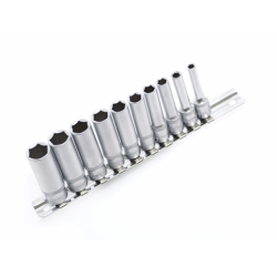 Набор головок длинных 6-гр.1/4"10 шт. ДЕЛО ТЕХНИКИ 600309