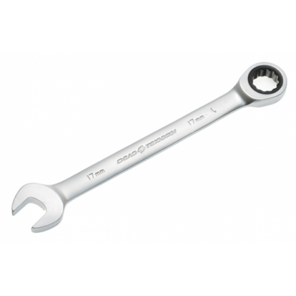 Ключ комбинированный трещоточный 6 мм ДЕЛО ТЕХНИКИ 515006