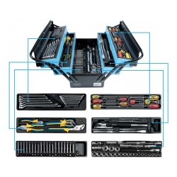 НАБОР ИНСТРУМЕНТА 115 ПР. AIST 0-941115 (1/2", 6-ГР., 8-32ММ)
