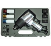 1/2" Пневмогайковерт Forsage F-ST-5548-7  813Нм с комплектом головок 7предметов (17,19,21мм+17,19,21мм для литых дисков)