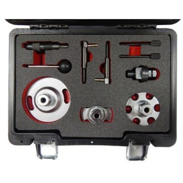 Forsage  Набор фиксаторов для обслуживания двигателей VAG 2,7/3,0 TDI (Audi A4, A5, A6, A8 , Q5, Q7; VW Toareg, Phaeton) F-04A2020D