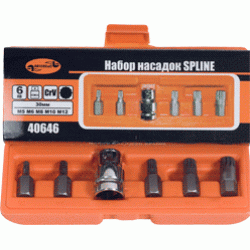 Набор звездочек 6пр. (12-ти гранные) (АвтоDело) 40646