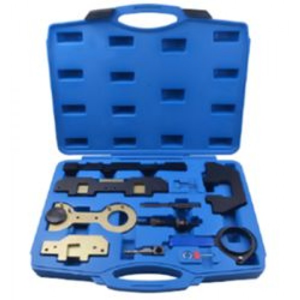 Набор фиксаторов для обслуживания двигателей BMW(M42, M44, M50, M52, M54, M56) 11пр., в кейсе ROCK FORCE RF-908G10 