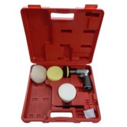 Пневмополировальная машинка Forsage F-SM-72834K 3" 2500об/мин в комплекте с кругами 5пр, в кейсе