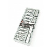 1/2" Набор головок глубоких Forsage T4143 14 предметов в лотке(10,12-15,17,19,21-24,27,30,32мм)