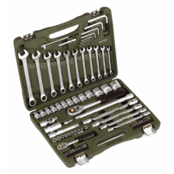 Набор инструмента 1/2", 1/4" 77 предм. ДЕЛО ТЕХНИКИ 620777