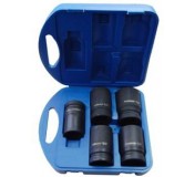 Forsage F-8051MPB 1" Набор головок ударных глубоких 5пр (27,32,33,36,41) в пласт.кейсе 5пр