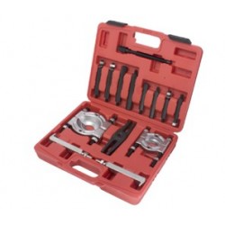 Forsage F-66611 Набор съемников комбинтрованный 14пр. (сегментного типа: 30-50, 50-75мм; двухлапый: 120мм), в кейсе 