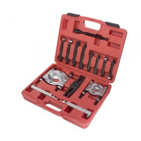 Forsage  Набор съемников комбинтрованный 14пр. (сегментного типа: 30-50, 50-75мм; двухлапый: 120мм), в кейсе F-66611