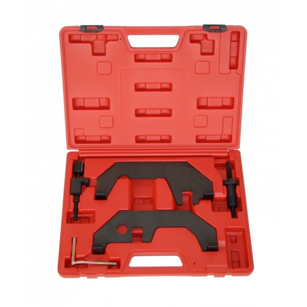 Набор фиксаторов для обслуживания двигателей BMW,5пр. (N62, N73, 3.6, 4.0, 4.4, 4.8V8, 6.0 12V), в кейсе ROCK FORCE RF-905G19 