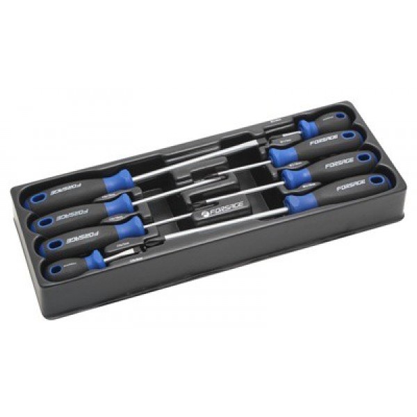 Набор отверток Forsage  (PH 1,PH 2x2,PH 3,SL 5мм,6ммx2,8мм) 8 предметов F-2084