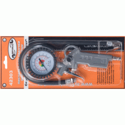Пистолет для накачки шин с манометром 10 атм. (АвтоDело) 42303