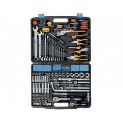 НАБОР ИНСТРУМЕНТА 161 ПР. AIST 4091161 (1/4+1/2", 6-ГР., 4-32ММ), В ПЛАСТ. КЕЙСЕ