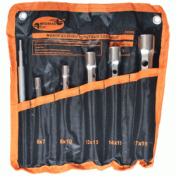 Набор торцевых кованных трубчатых ключей (5пр. с воротком) (АвтоDело) 34505