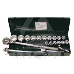 Master 507121B-M Набор инструмента 21 пр., (3/4", 6-гр., 19-50мм), в мет. кейсе