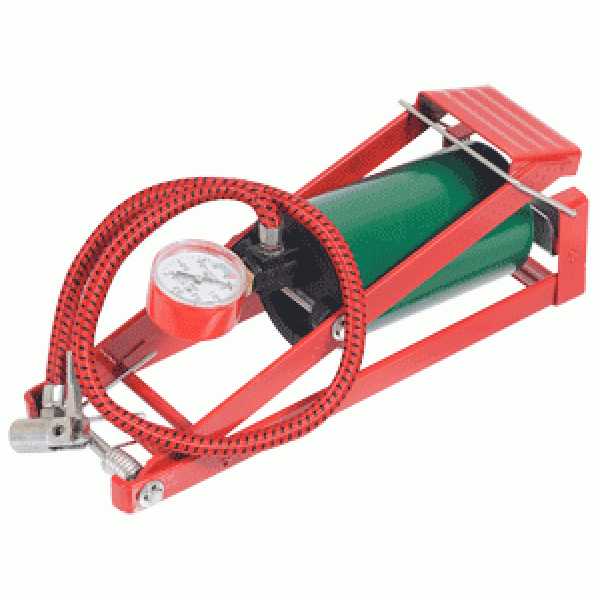 Насос ножной АВТОМАШ (пластиковый корпус и цилиндр) 13167