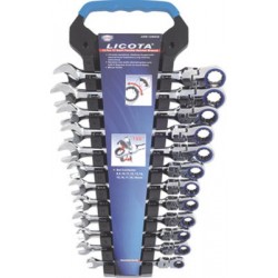 Набор ключей трещоточных шарнирных 12пр. LICOTA ARW-12MK08