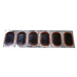 Заплатки камерные на фольге 34х52 мм. CLIPPER P1106 (НАБОР 80 ШТ.)