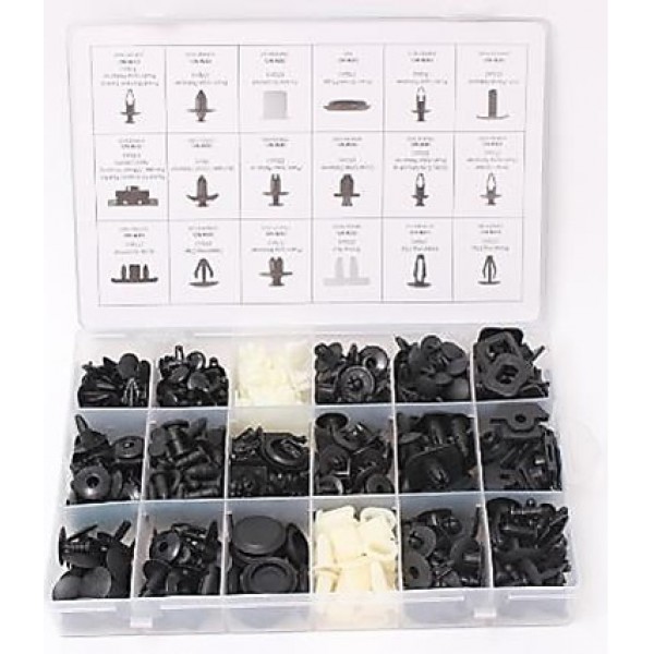 Forsage Набор клипс 408пр. (NISSAN), пластиковом органайзере F-01Z0226