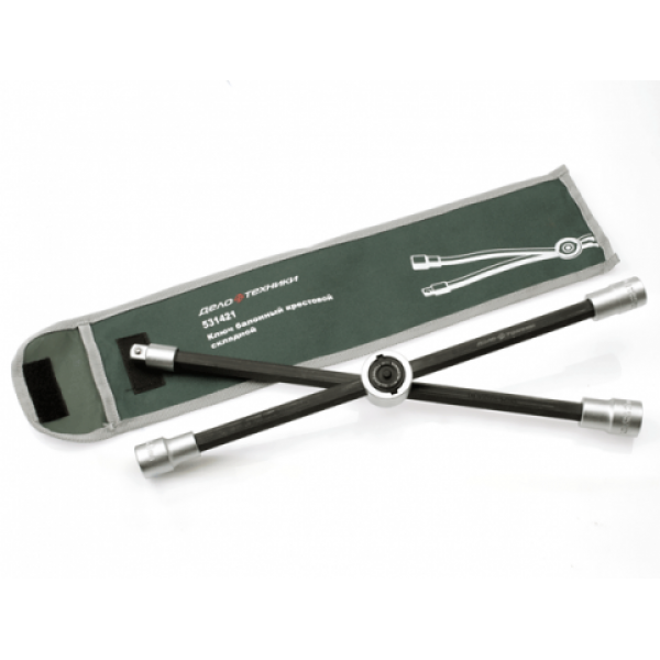 Ключ балонный крест.склад. 17х19х21х1/2" ДЕЛО ТЕХНИКИ 531421