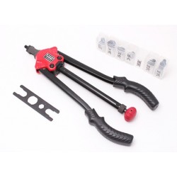 Forsage F-01J0118 Заклепочник двуручный резьбовой усиленный с механизмом быстрого извлечения резьбового адаптера (L - 360мм, резьбовые адаптеры - м3, м4, м5, м6, м8, м1