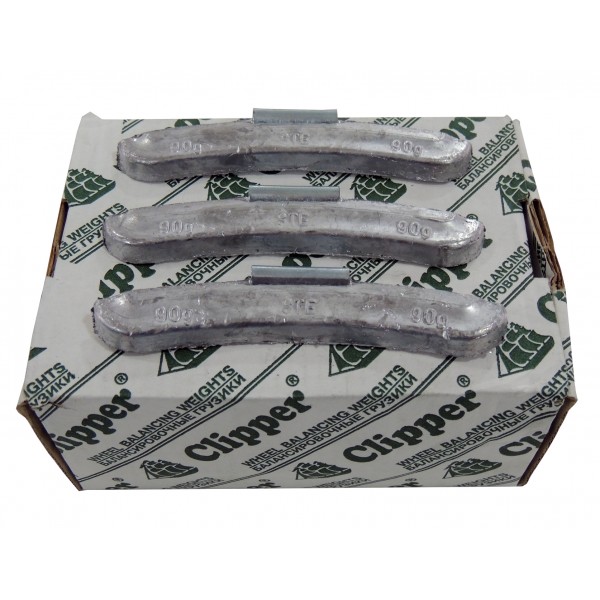 Грузик балансировочный для стального диска 90 гр. CLIPPER 0 (НАБОР 25 ШТ.) 290