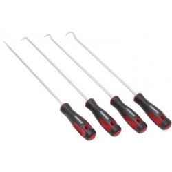 F-01212 Forsage Набор приспособлений для снятия сальников "крючки" 4пр., (L-265мм), в блистере