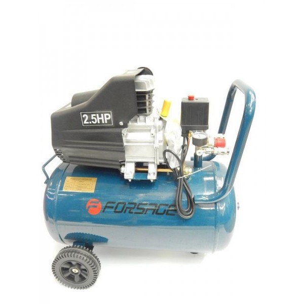 Компрессор Forsage   50л поршневой с прямым приводом (2.2кВт, ресивер 50л, 180л/м, 220В) F-BM25/50