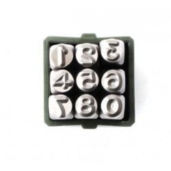 Набор клейм цифровых 4 мм ДЕЛО ТЕХНИКИ 378104