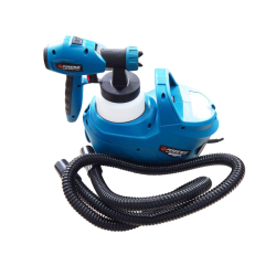 Краскопульт ручной электрический Forsage electro SG60-750F (220В, 750Вт, бачок 0.8л, сопло 1.8/2.6мм, вязкость до 60din) с компрессором и шлангом