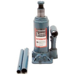 F-T90304 Forsage Домкрат бутылочный  3 т с клапаном (h min 180мм, h max 340мм,вес 3,2 кг)