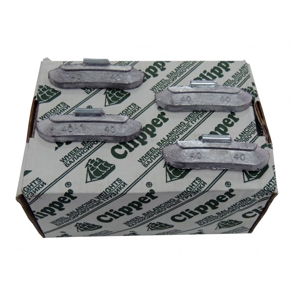 Грузик балансировочный для стального диска 40 гр. CLIPPER 0 (НАБОР 50 ШТ.) 240