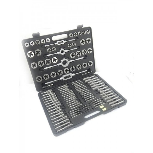 Набор метчиков и плашек Forsage  110пр. (метрич.) в пласт. кейсе F-B110-1