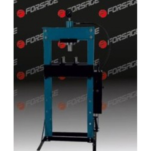 Пресс гидравлический с манометром напольный 30т, ручной/ножной привод (раб. высота:0-975мм, раб. ширина:520мм, раб. стол:290х520мм, ход штока:230мм) F-30002