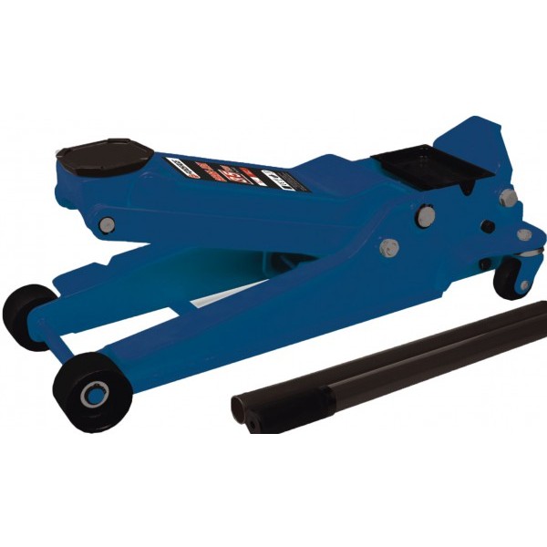 Домкрат подкатной Forsage  3.5 т с низким профилем (h min 95мм, h max 552мм, 2 поршня) F-TH33502