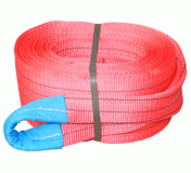 Трос буксир-ный АвтоDело 63 т. (лента 6м, петля-петля) 44563