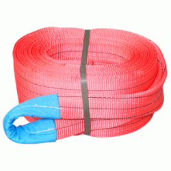 Трос буксир-ный АвтоDело 63 т. (лента 6м, петля-петля) 44563