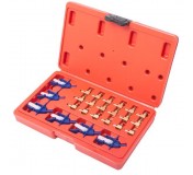F-04A3025 Forsage Адаптеры для тестера обратки форсунок (Common Rail) 24пр., в кейсе