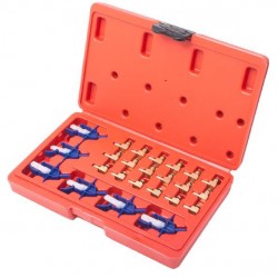 F-04A3025 Forsage Адаптеры для тестера обратки форсунок (Common Rail) 24пр., в кейсе