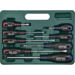 JONNESWAY D04PP08S Набор отверток шлиц и крест " FULL STAR" SL 6,5х38-6,5х150  PH#1-3, 8 предметов