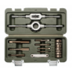 Набор метчиков и плашек 16 предм. HSS4341 (M3-М12, стандартные резьбы) ДЕЛО ТЕХНИКИ 239160