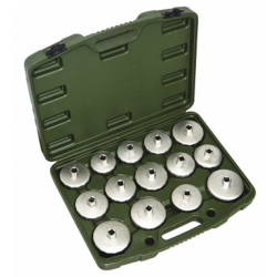 Набор съемников масляных фильтров "чашка" 14 предм. ДЕЛО ТЕХНИКИ 800140